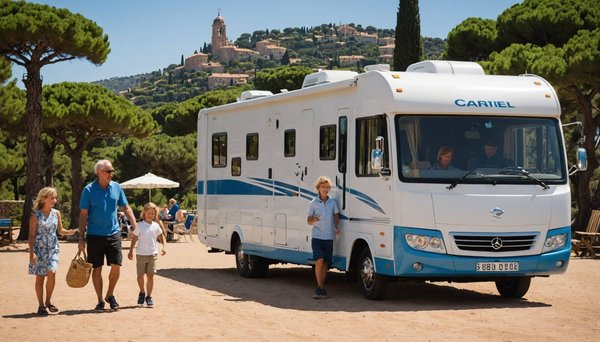 Séjour en famille à saint raphael avec esterel caravaning
