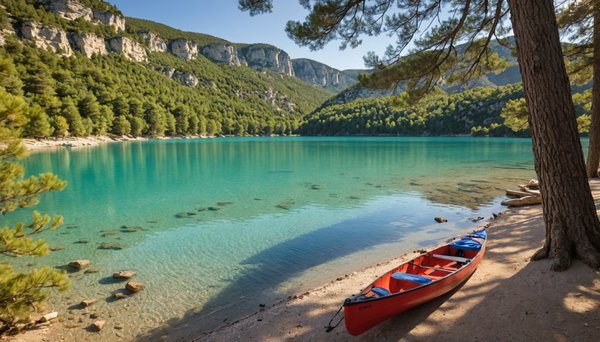 Où se baigner et camper près du lac de sainte-croix ?